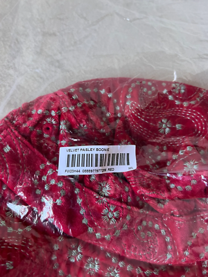 Supreme Velvet Paisley Boonie - Size M/L - Red - NEW | eBay