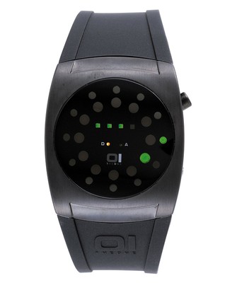 01Theone Lightmare All Black Red Led Dial Women'S Watch #Ll202G3 (4897021440481)