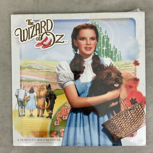 New 2016 Wizard of Oz 16 month Wall Calendar paper crafting