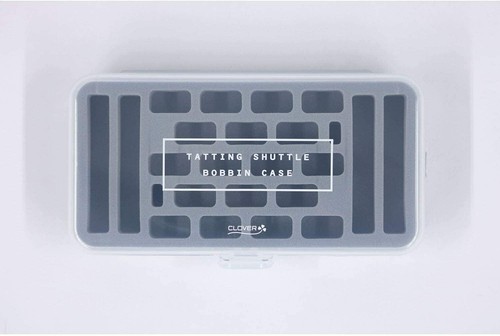 Clover Tatting Shuttle Bobin Case 57-707 made in Japan 98mm x177mmx30mm - Picture 10 of 12