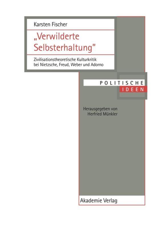 Verwilderte Selbsterhaltung' | Buch | 9783050034645