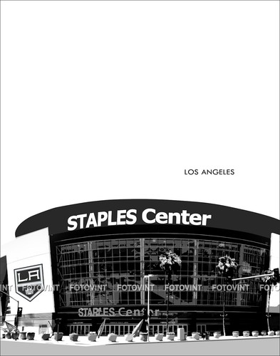 LOS ANGELES KINGS Arena Photo Picture STAPLES CENTER Skyline - 8x10 11x14 16x20 - Picture 6 of 7