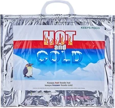 Superio Hot and Cold Reusable Insulated Food Storage, Flat Thermal Bag