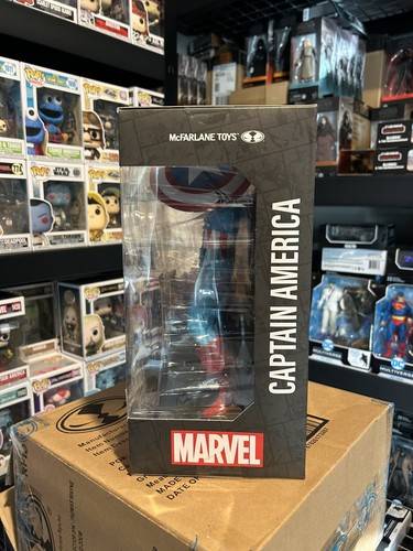 Figura posada McFarlane Capitán América de The Amazing Spiderman #323 escala 1:6 - Imagen 12 de 13