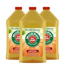 Concentrated Wood Cleaner 3Pk x 32 fl oz Vegetable Oil Soap Natural Shine Polish