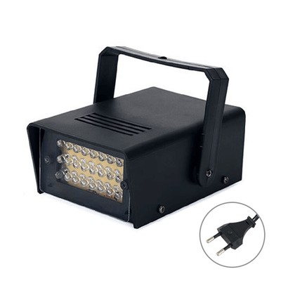 LED weiß einstellbare Geschwindigkeit DJ Disco Blitz Bühne Stroboskop Lichter Fernbedienung