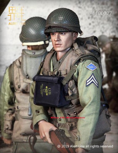 Figura de acción masculina soldado del ejército de EE. UU. Alert Line AL100027 Segunda Guerra Mundial EN STOCK - Imagen 5 de 6