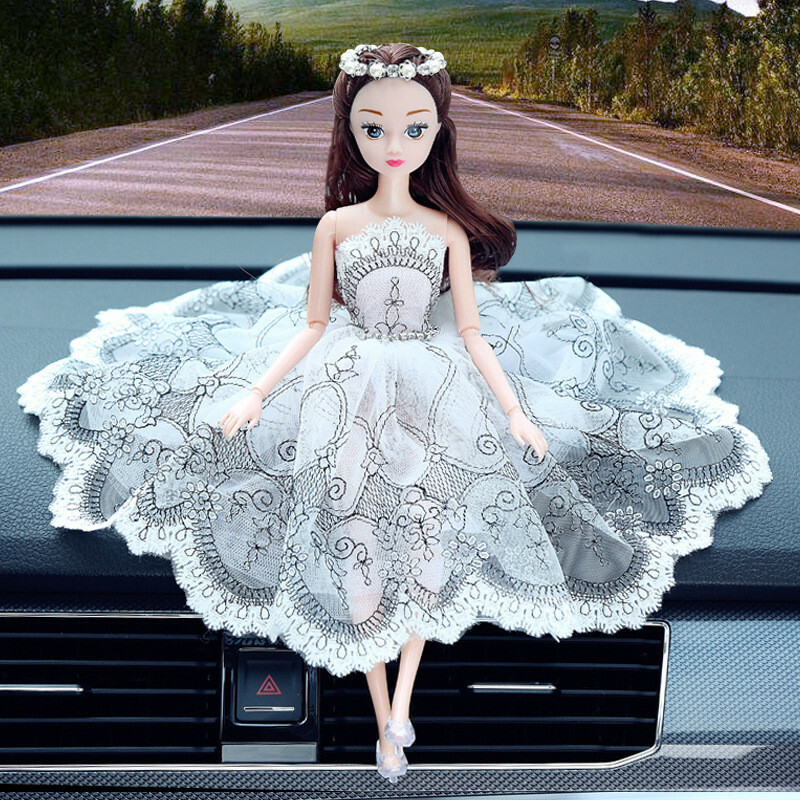 black white striped wedding dress stripes Cute Dolls Car Accessories Interior Girls Gife Victorian dress Color:pink PR-D-RL-BAB Zara Women Genuine Authentic
