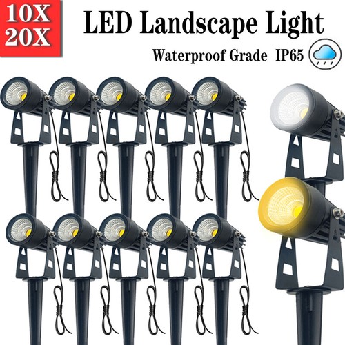 10X 20X 12V 5W LED SpotLight Waterproof Garden Lighting Yard Landscape