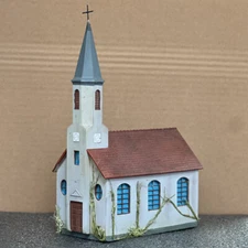 1/72 Church Scene Model World War II Modern All Available Resin Models