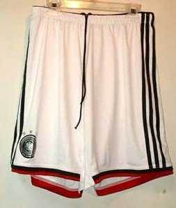 adidas white soccer shorts