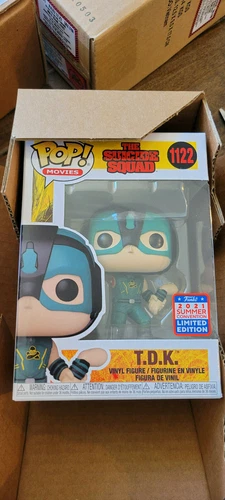 2021 SDCC EXCLUSIVE FUNKON FUNKO POP VINYL DC THE SUICIDE SQUAD TDK T.D.K. 1122