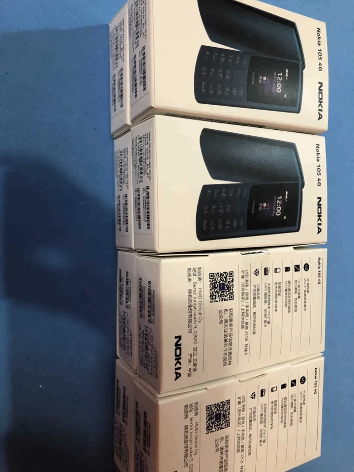 Original Nuevo Nokia 105 4G Dual SIM 1.8 pulgadas 1020mAh Linterna Juegos Radio FM Foto 3 de 4