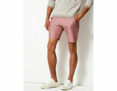 Red Chino Shorts for Men