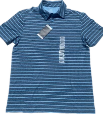 Members Mark Men's Stretch Active Performance Moisture Wicking Polo Shirt 30 UPF