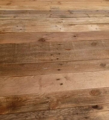 Aufbereitete rustikale geschliffene Palettenverkleidung DIY Holzbohlen. Recyceltes Öl Finish 