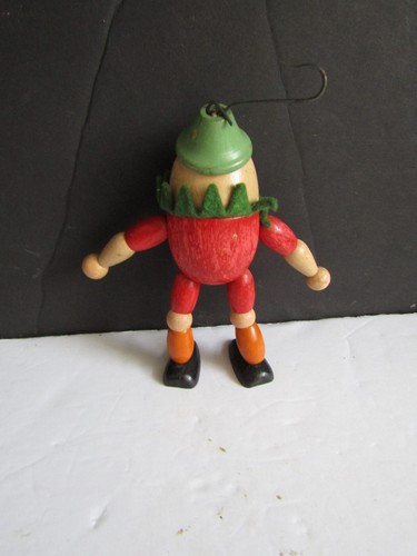 Vtg 1930’s Jaymar Humpty Dumpy Jointed Wooden Figure 4 1/2" USA - Picture 3 of 4