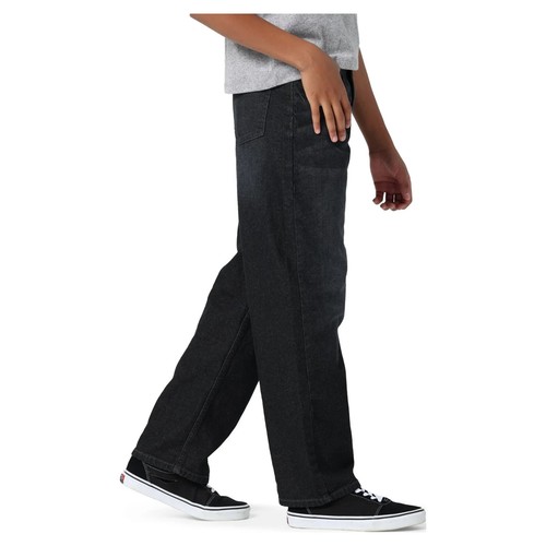 Wrangler Boy’s Black Loose Fit Denim Jeans SIZE REGULAR 16 - Picture 2 of 3