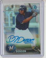 2016 Bowman Chrome David Denson #CPA-DD SN /499 AUTO