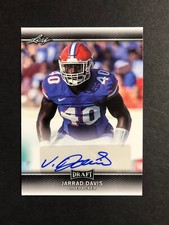 Jarrad Davis Signed 2017 LEAF Draft Auto Autograph Football Card #A-JD2