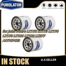 3 Oil Filter for John Deere LX172 LX173 LX176 LX178 LX186 LX188 LX277 AM107423