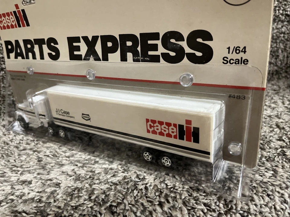 Ertl 1:64 Case IH Parts Express Semi Tractor Trailer J I Case A Tenneco Company - Image 3 of 4