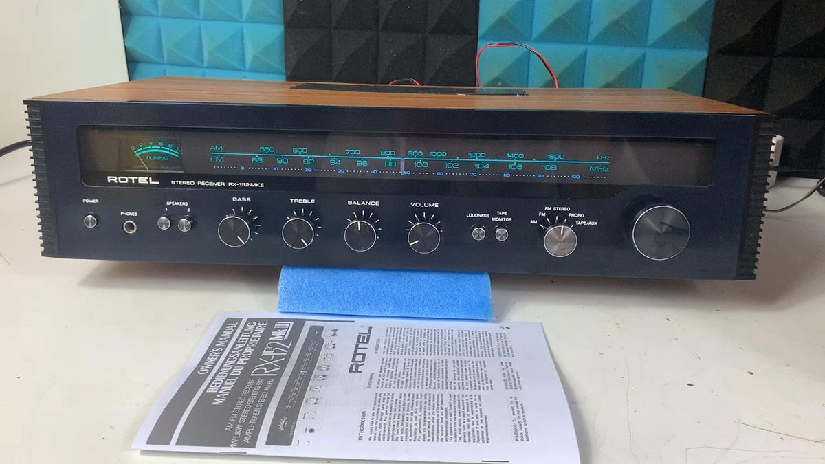 Amplificateur Intégré Rotel RX-152L - Révisé - FM/AM - 2 Canaux