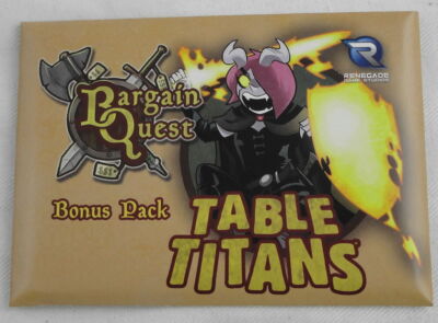 Bargain Quest Table Titans Bonus Pack by Renegade Games RGS00871