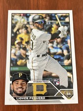 2023 Topps #238 Liover Peguero RC  - Pittsburgh Pirates Rookie Baseball Card