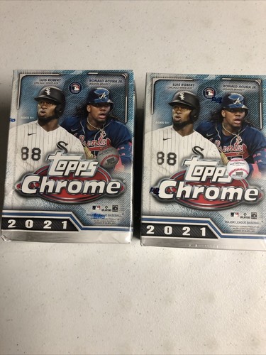 2-2021 MLB Baseball Topps Chrome Blaster Boxes Sealed! RC�s - Picture 3 of 6