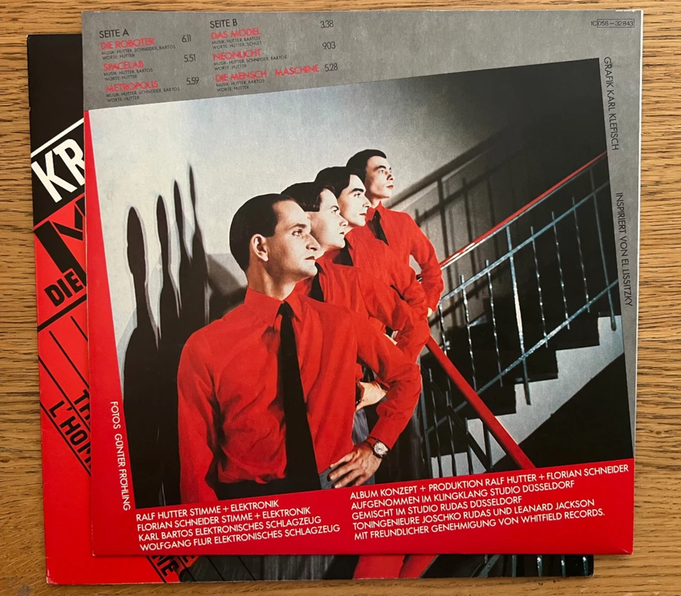 KRAFTWERK "Die Mensch-Maschine" orig German 1ed - Misprint! - Image 3 of 4