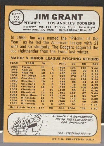1968 Topps Baseball Cards Scegli una carta a scelta 295-660 EX X-MT 1/25 Set Break - Foto 185 di 490