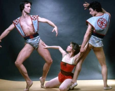 dancers from the Baltimore Ballet during an unspecified repertory - Old Photo 2