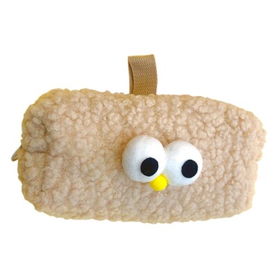 Zipper Pencil for Case Plush Cosmetics Bag Multi-Purpose for Student Girl