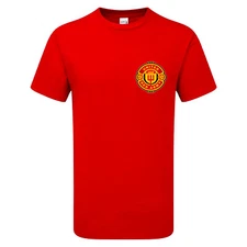 UNITED Red Army Crest Pocket Tshirt Mens & Womens Fanmade Merchandise