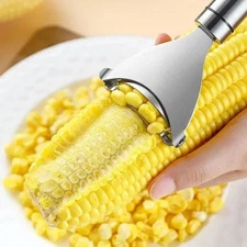 1-Pack Stainless Steel Corn Cob Peeler – Kernel Stripper & Cutter Remover