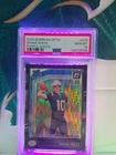 2024 Panini Donruss Optic - Rated Rookie Drake Maye #229 Purple Shock Prizm (RC)