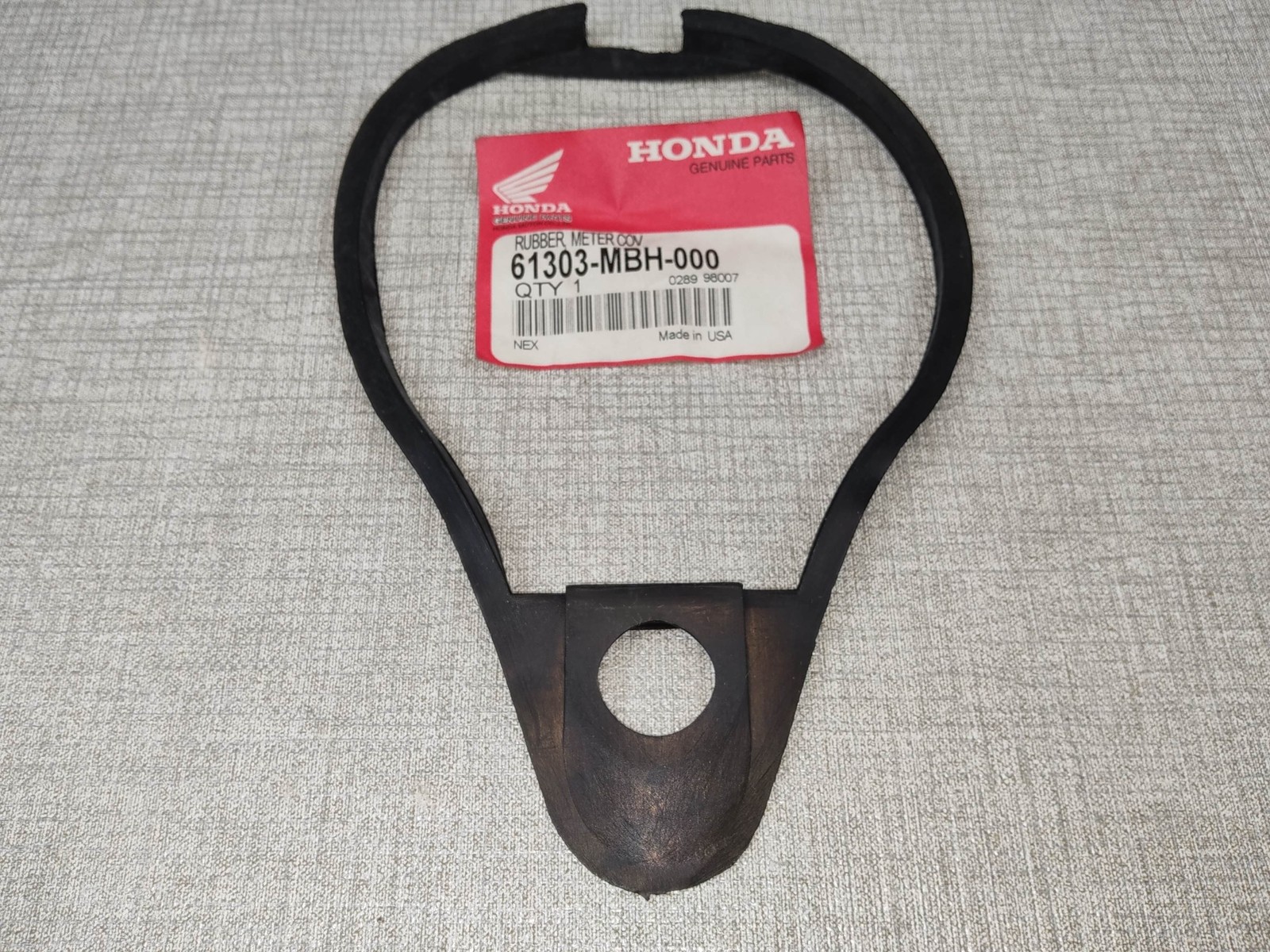 Caoutchouc sous compteur Honda VT1100 évite les vibrations du cadran Shadow 1998-2001 noir souple