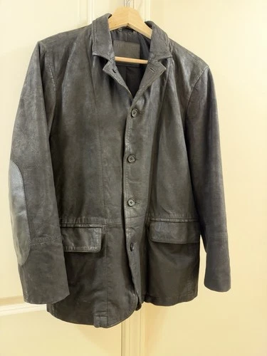 Allsaints Survey Waxed Suede Blazer Size S - Altered  image 2