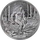 2020 Intaglio Mint Cryptozoology Bigfoot 2 oz .999 Fine Silver High Relief Round