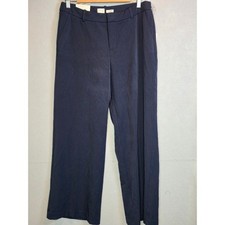 A New Day Wide Leg Stretch Trousers Federal Blue 10S Navy Pants