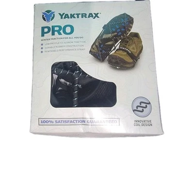 Yaktrax Pro Ice Snow Traction Small Men 5-8.5 Women 6.5-10 Snowshoe Accessory