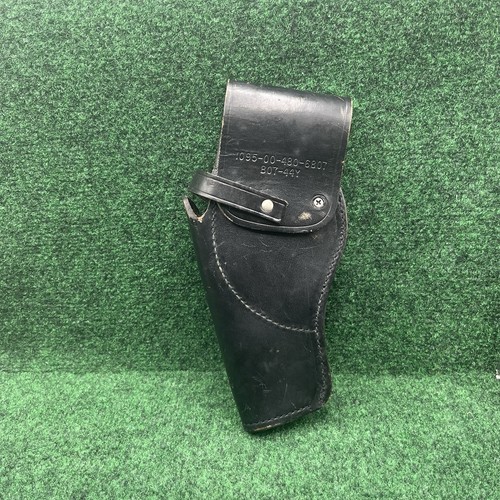 VTG 10” S&W Smith Wesson Top Grade 38 Cal. Dept. Issued Leather Holster B07-44Y - Picture 3 of 11