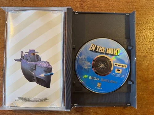 In The Hunt Sega Saturn CIB Complete w/Registration Card TESTED Very Nice!