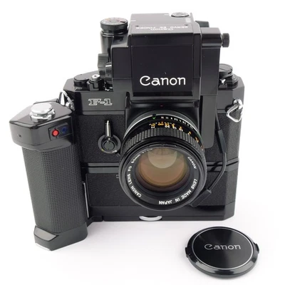 Canon F1 Servo EE Motor Drive 1.4/50mm SSC Outfit NEAR MINT - Bild 1 von 4