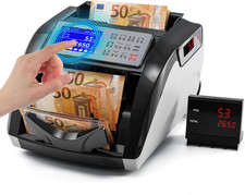 Conta Banconote, Conteggio Del Valore per Banconote Ordinate, Controllo Contraff