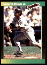 Roberto Alomar 1989 Donruss #246 Padres MLB READ FREE SHIPPING AutographDen