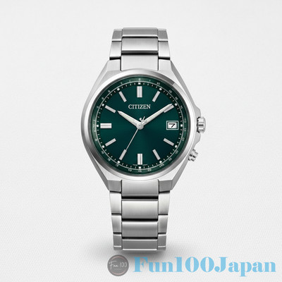 Citizen CB1160-55W Green Direct Flight Titanium Automatic Men's Wristwatch