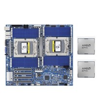 AMD EPYC 9755 ES 1.9G 128Core L3 512M 2 Gigabyte MZ73-LM2 SP5 E-ATX TDP 500W