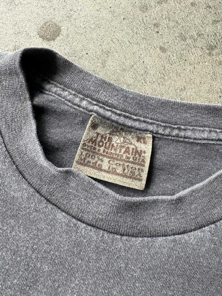 Biketober Harley Flame 2005 vintage manga larga XL The Mountain Skull biker Foto 3 de 4